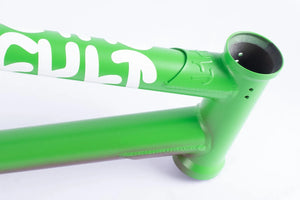 Cult Biggie Frame (Devon Smilie Signature) AK Colourway Green/Brown headtube
