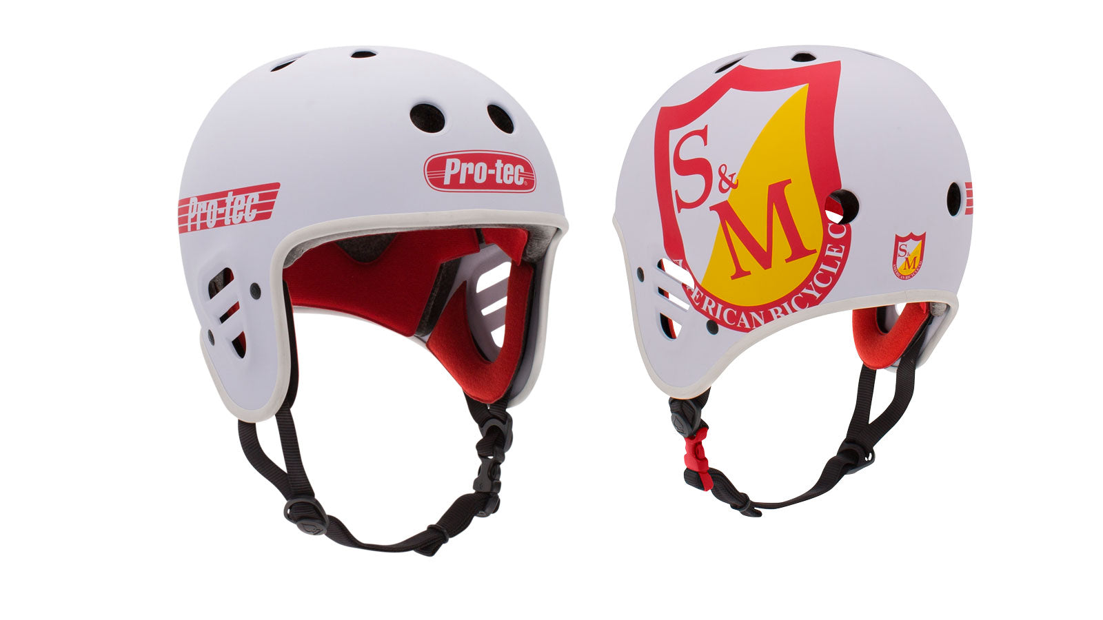 Full Cut Certified S&M Helmet White