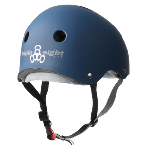 Triple 8 THE Certified Helmet SS Navy Rubber