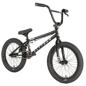 division blitzer 18 inch bmx bike in black with white stickers
