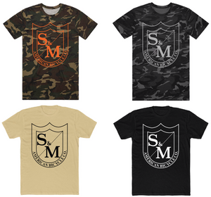 S&M Big Shield T-Shirt | Shop BMX online at RampFest Indoor Skatepark