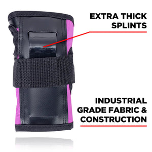 187 Six Pack Pad Set - Pink/Teal - RampFest Indoor Skate Park Melbourne