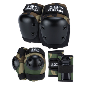 187 Six Pack Pad Set - Camo - RampFest Indoor Skate Park Melbourne