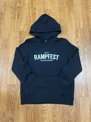RampFest EST. 08 Youth Hoodie - Black
