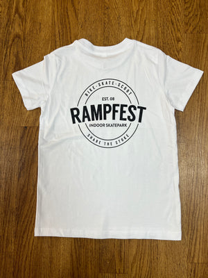 RampFest EST. 08 Youth T-Shirt - White