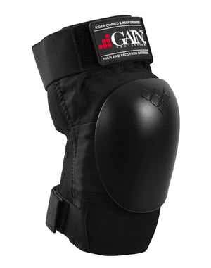 GAIN Protection THE SHIELD Hard Shell Knee Pads - Black Caps - Safety Gear - Pads