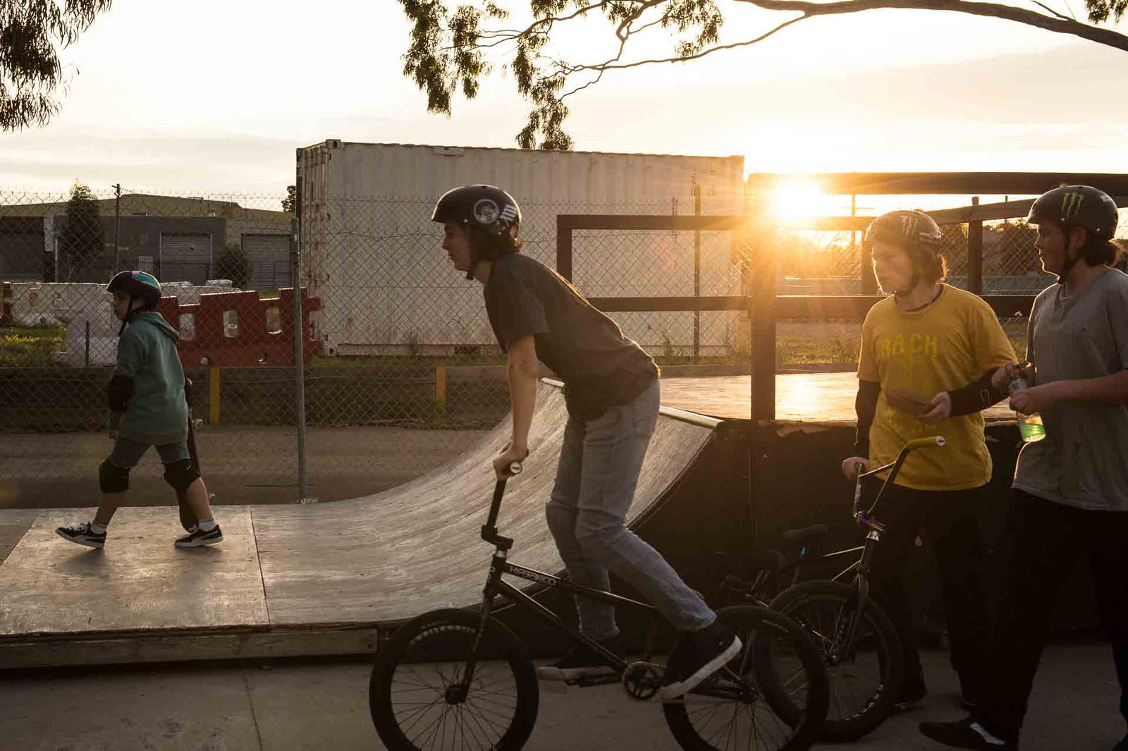 BMX Rider at RampFest Indoor Skate Park