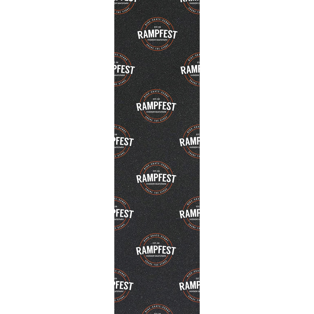 RAMPFEST | Logo Pattern Skate Grip Tape | 9" x 33"
