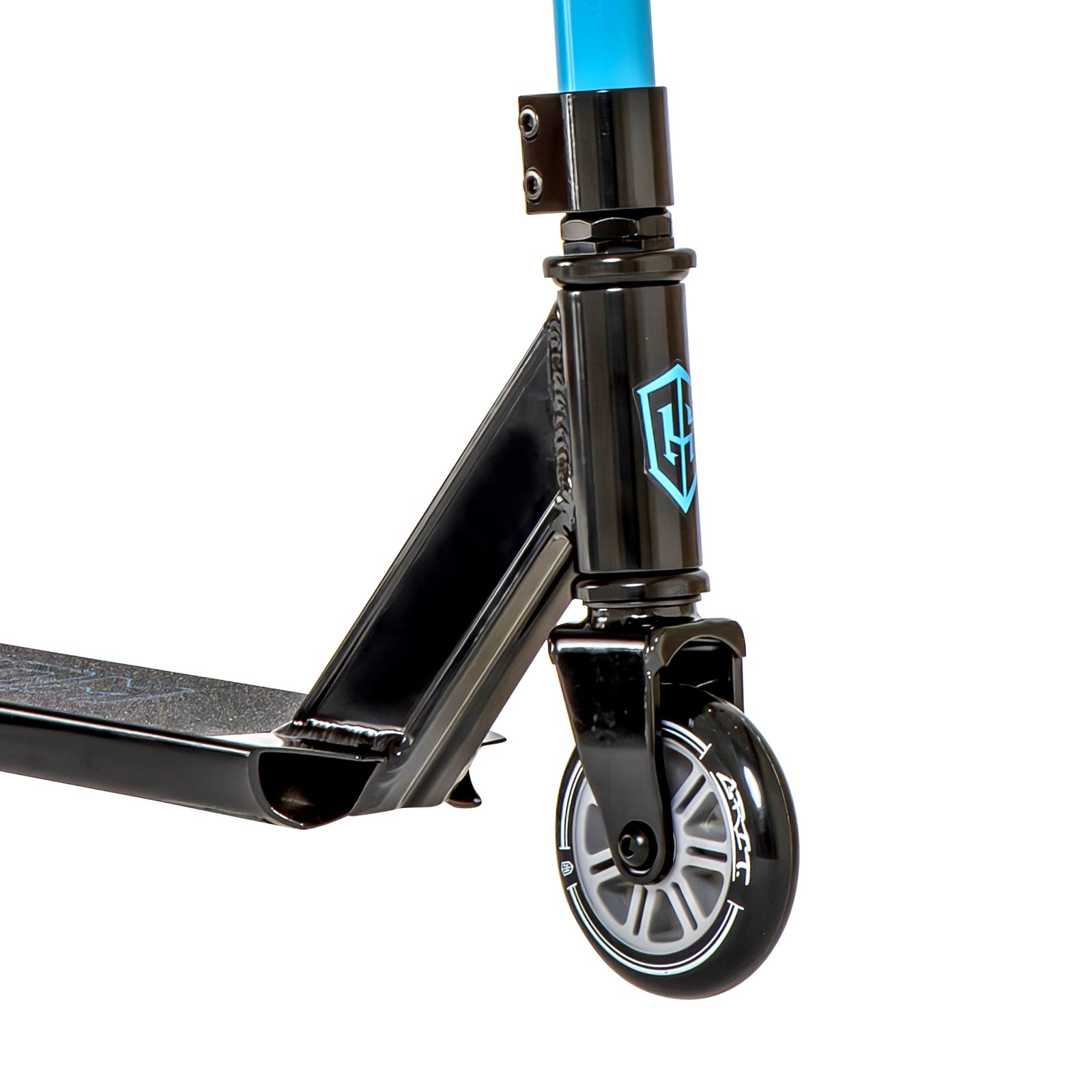 Grit Atom Complete Scooter - Black/Fluro Blue