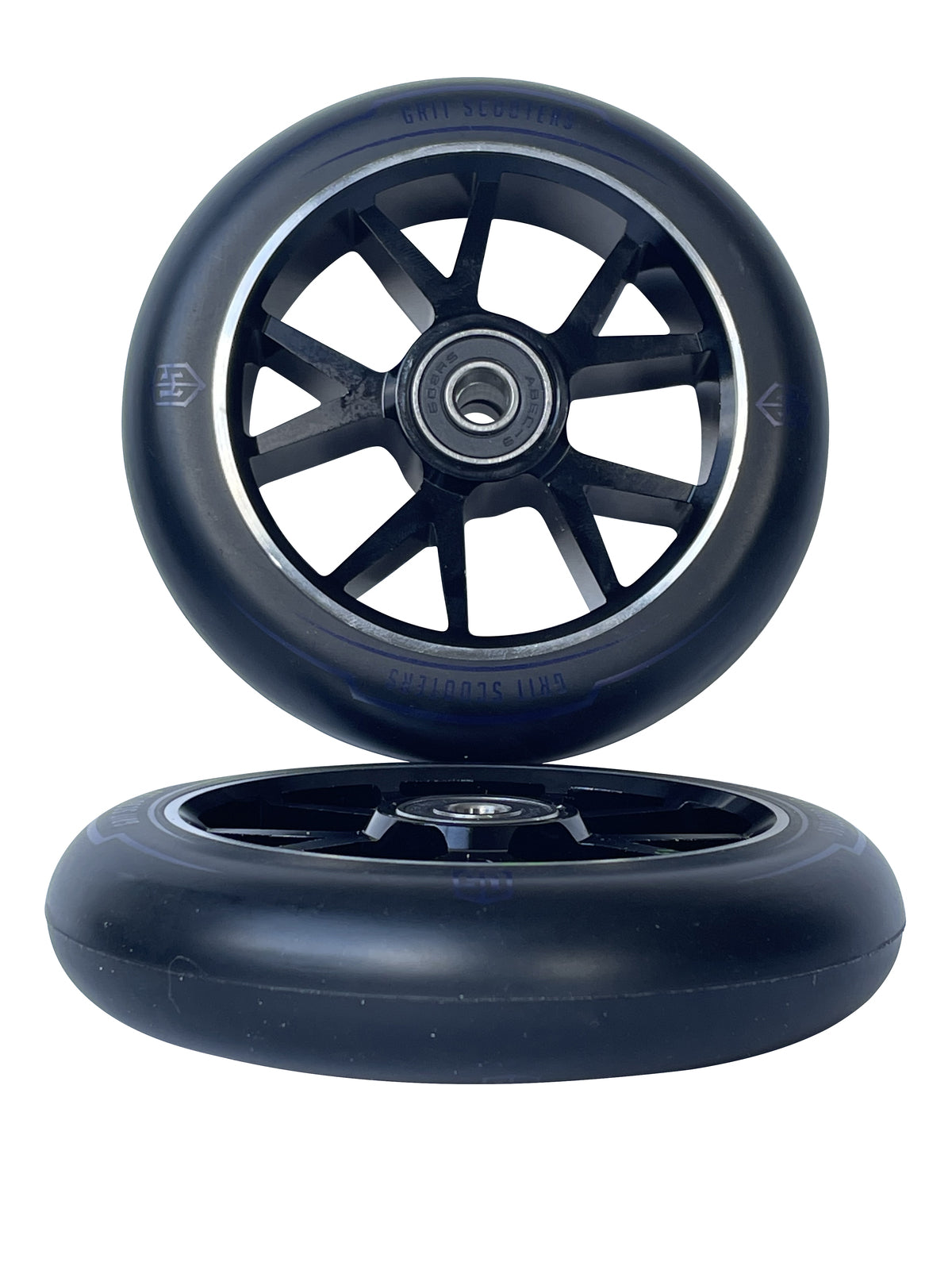 Grit 110mm Black/Black (pair) Wheels