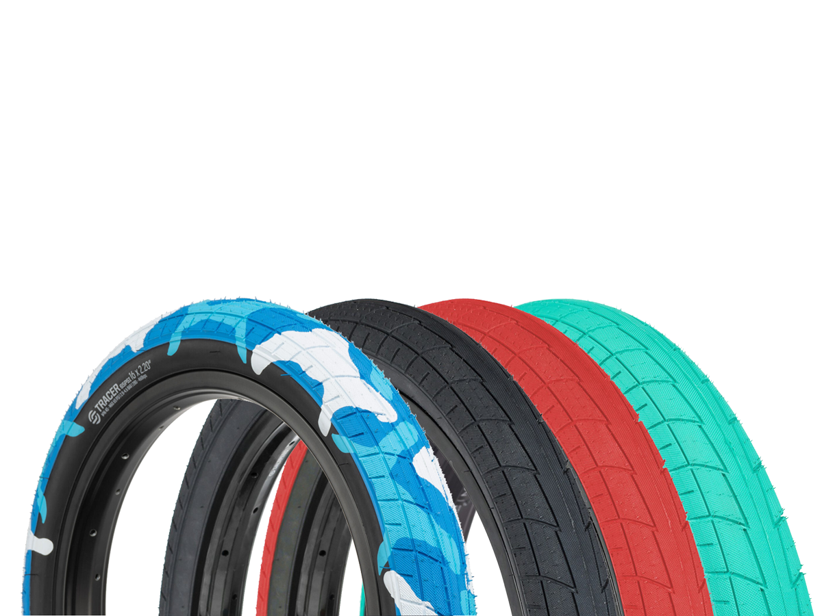 Salt Tracer Tire BMX タイヤ 18” x 2.2” SALT / TRACER TIRE 18