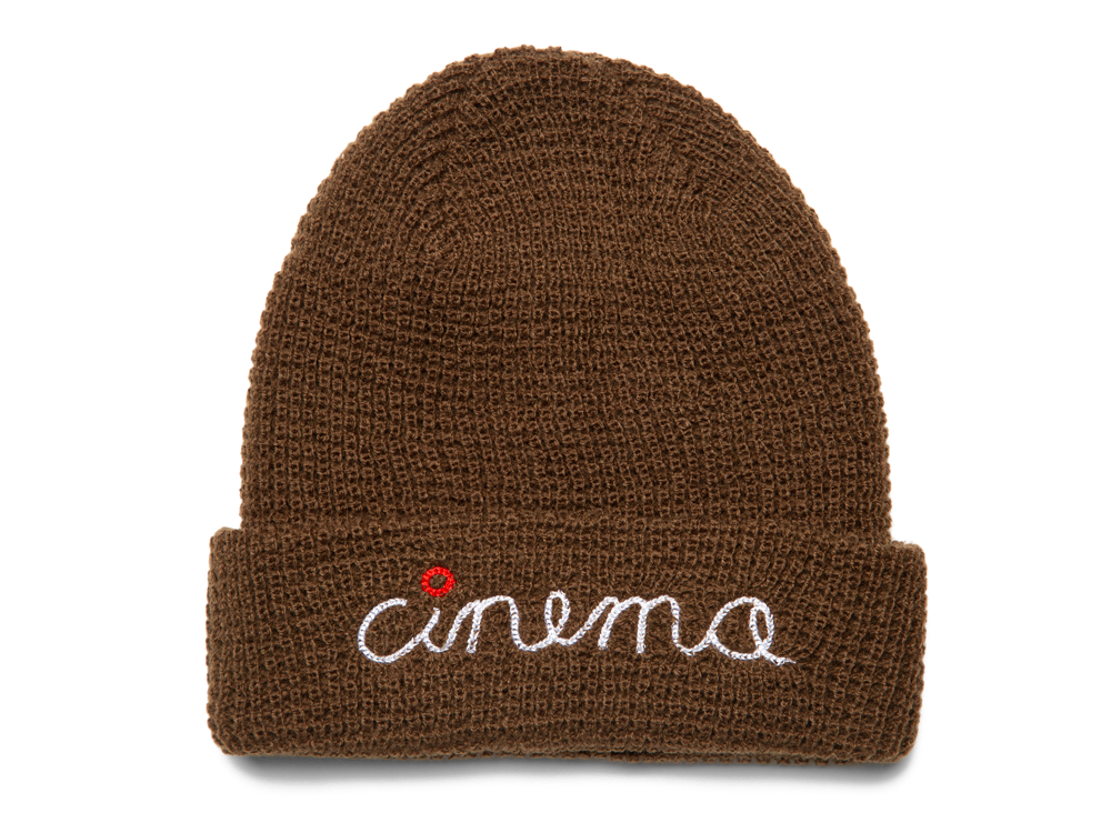 Cinema Stictch Script Waffle Beanie