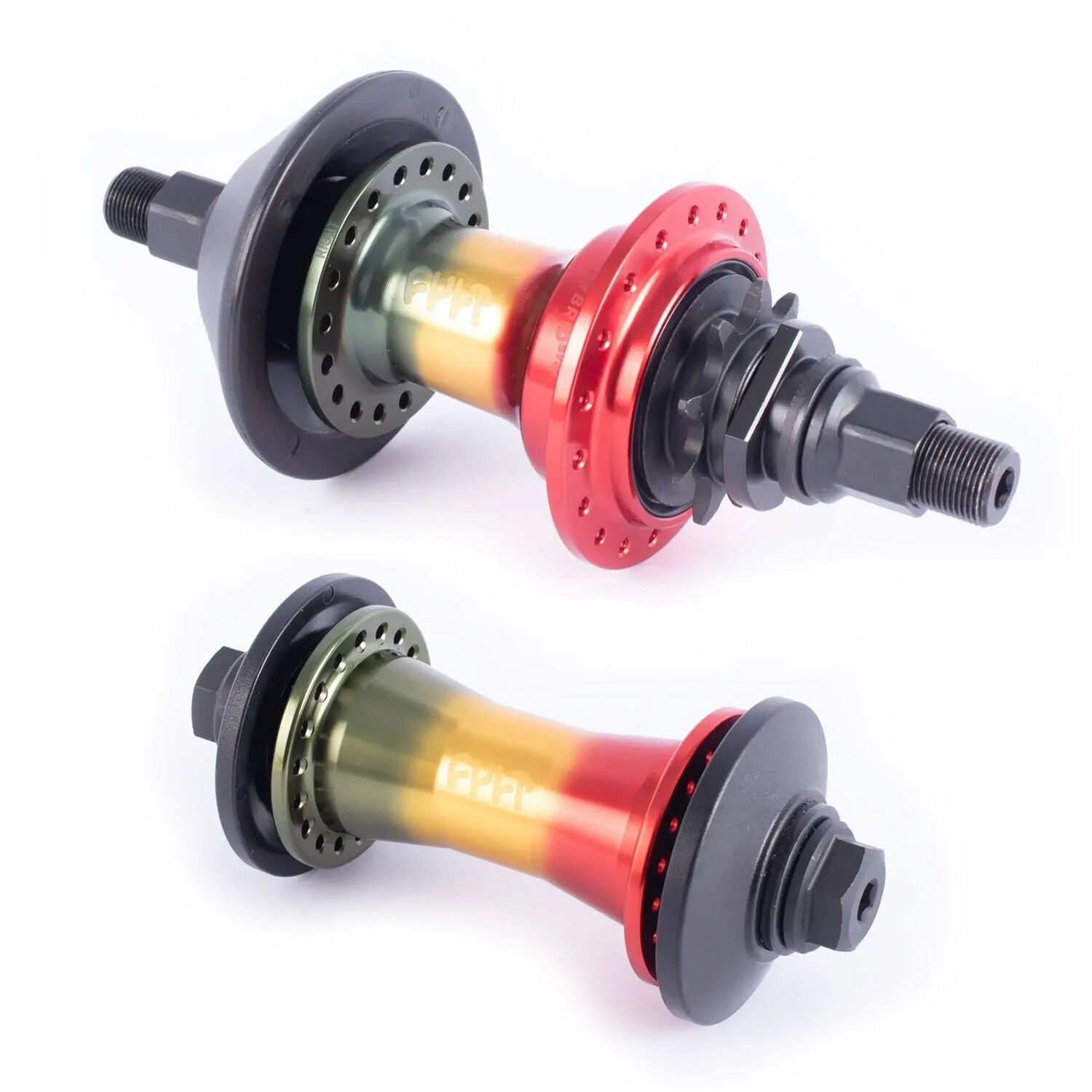 Cult Crew Hybrid Freecoaster Hub Set - Rasta RHD
