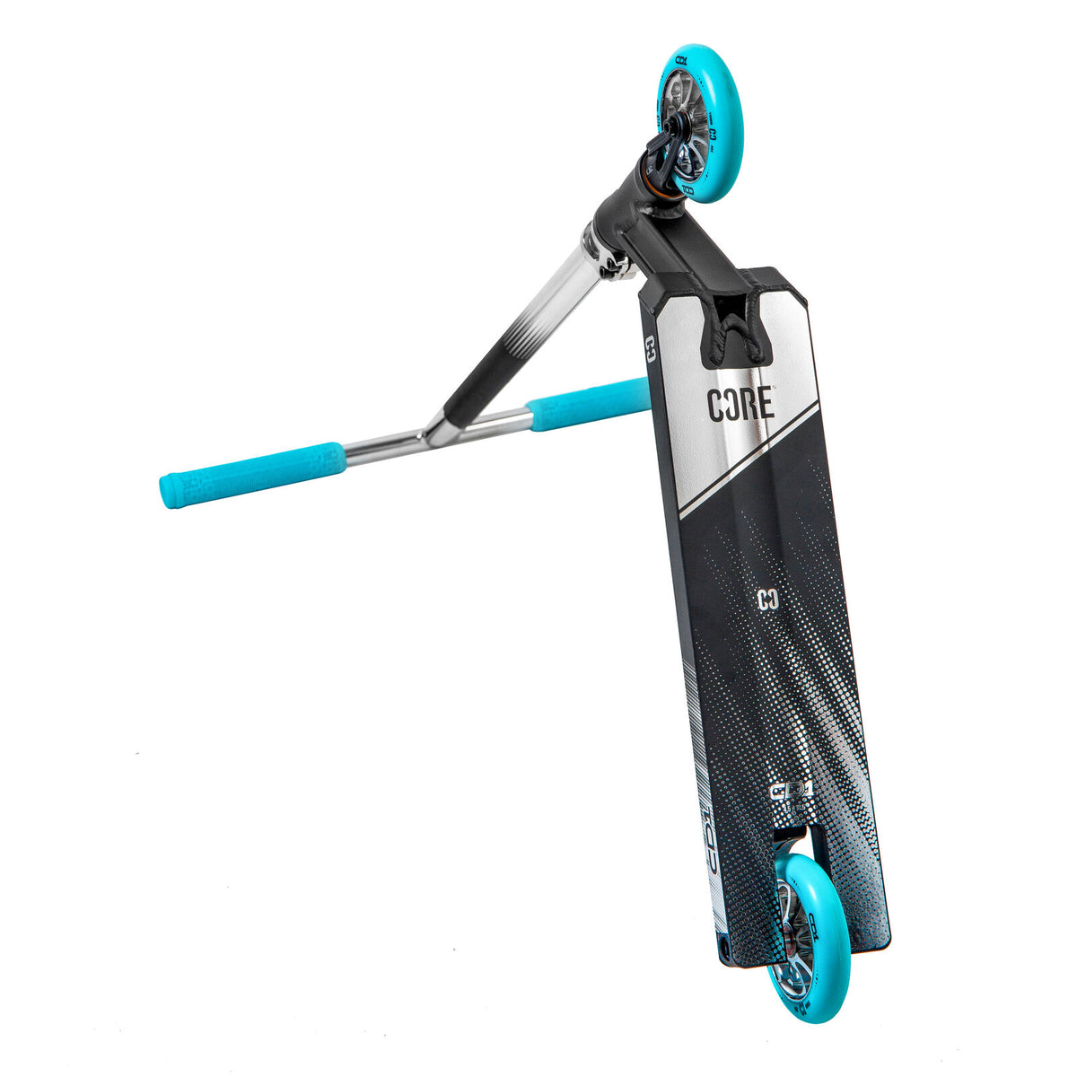 CORE CD1 (Duo) Park Complete Scooter - Chrome/Teal