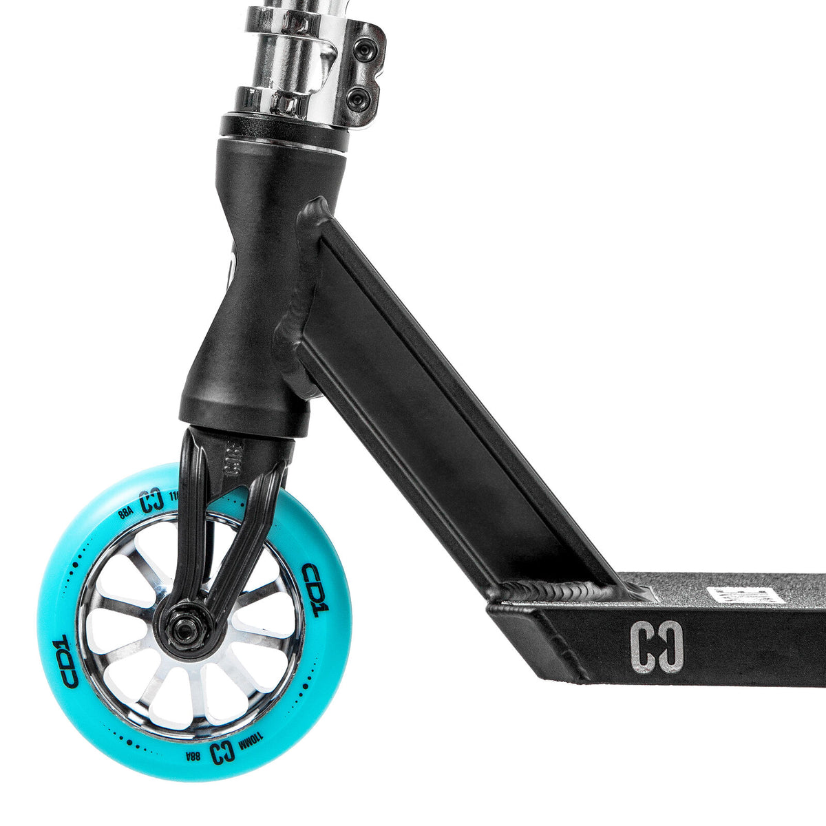 CORE CD1 (Duo) Park Complete Scooter - Chrome/Teal