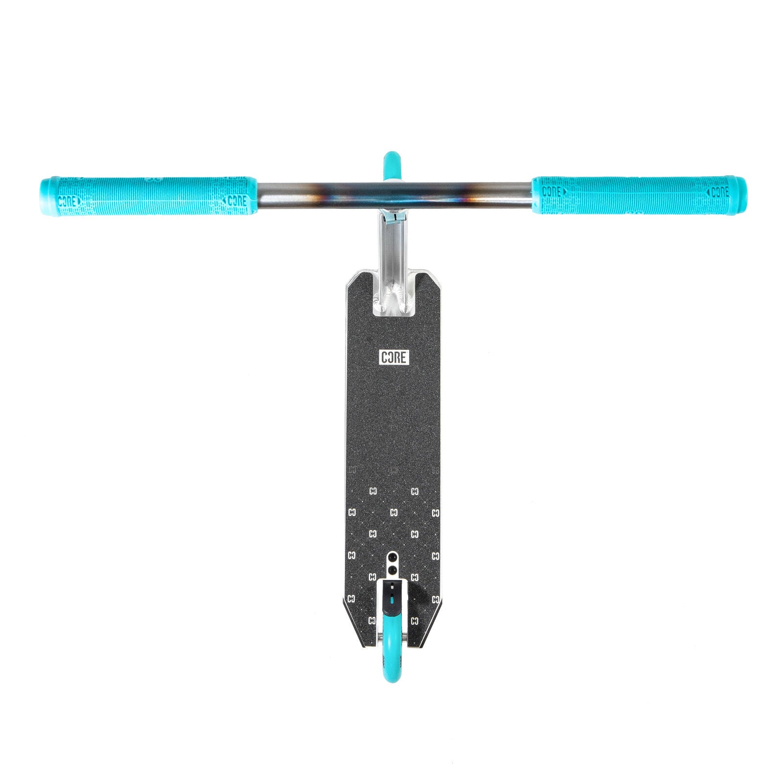 CORE CG1 Complete Scooter - Raw/Teal