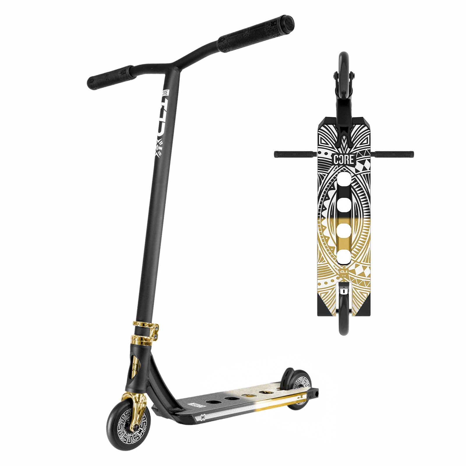 Core CL1 Complete Scooter - Black/Gold Split
