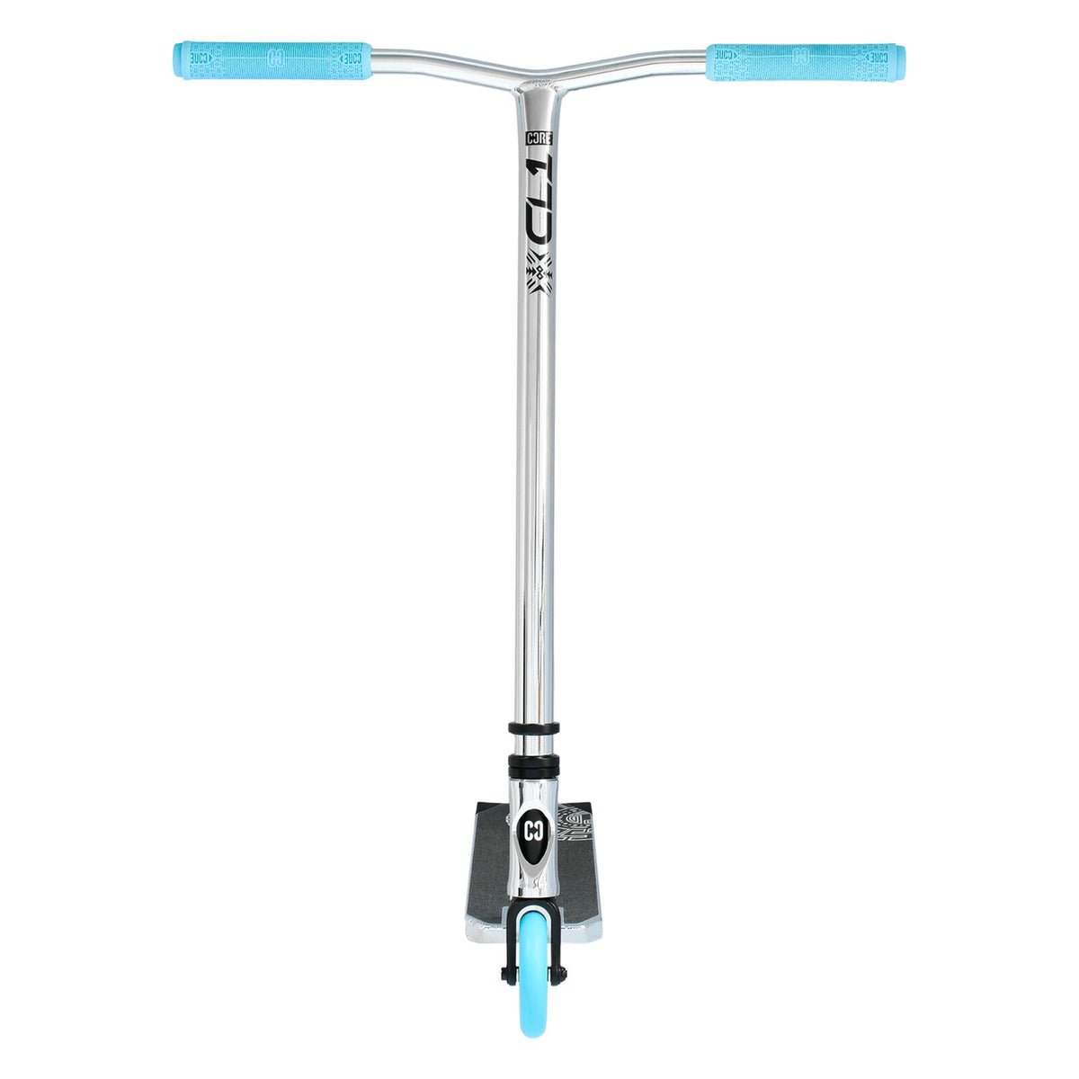 Core CL1 Mini Complete Scooter - Chrome/Teal