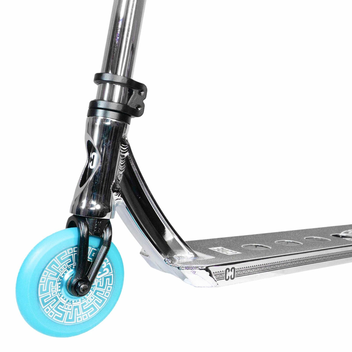 Core CL1 Mini Complete Scooter - Chrome/Teal