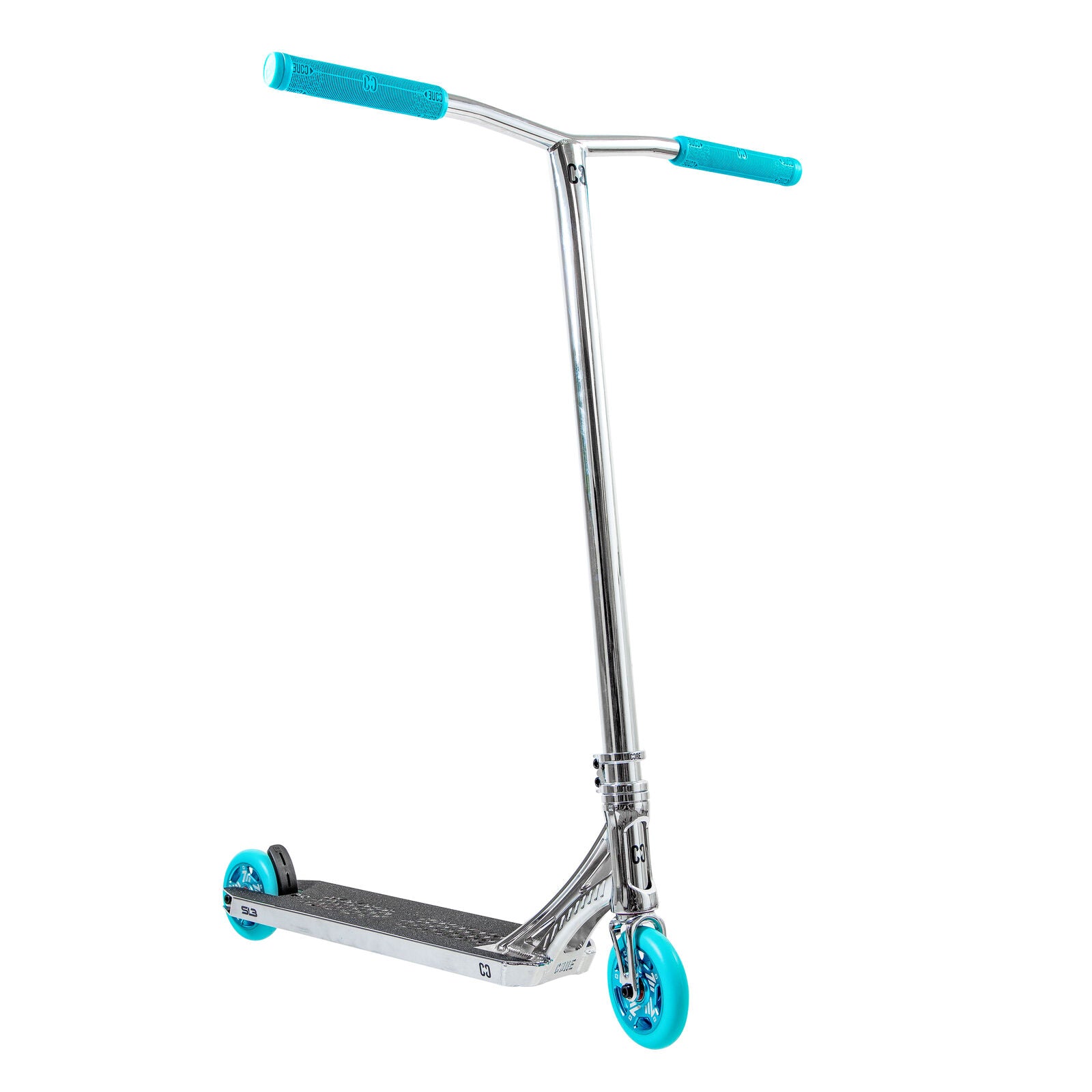 CORE SL3 Complete Scooter - Chrome/Teal