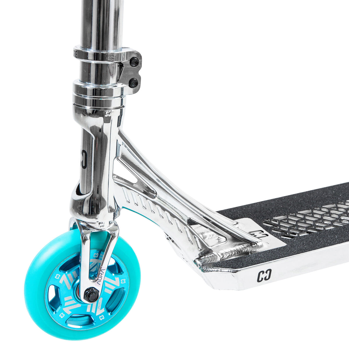 CORE SL3 Complete Scooter - Chrome/Teal