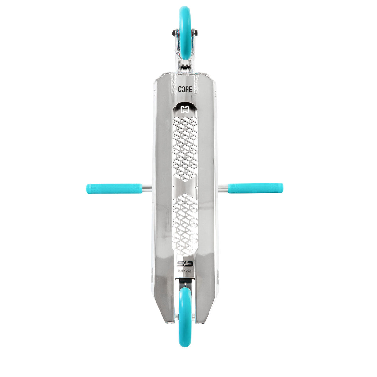 CORE SL3 Complete Scooter - Chrome/Teal