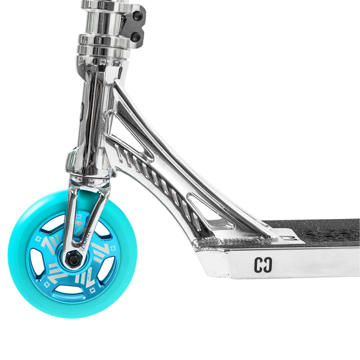 CORE SL3 Complete Scooter - Chrome/Teal