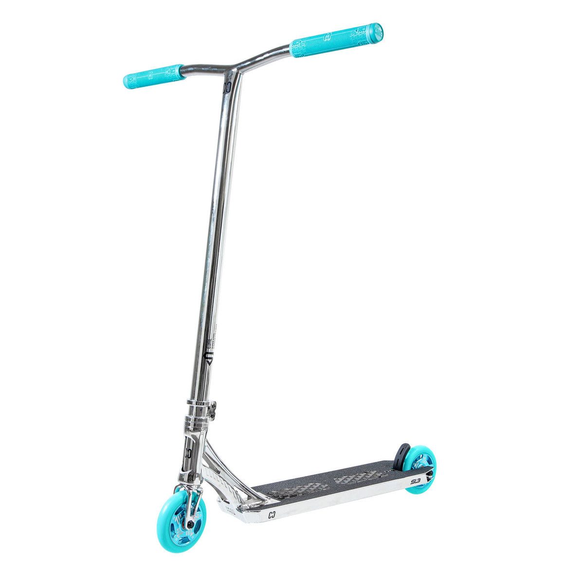 CORE SL3 Complete Scooter - Chrome/Teal