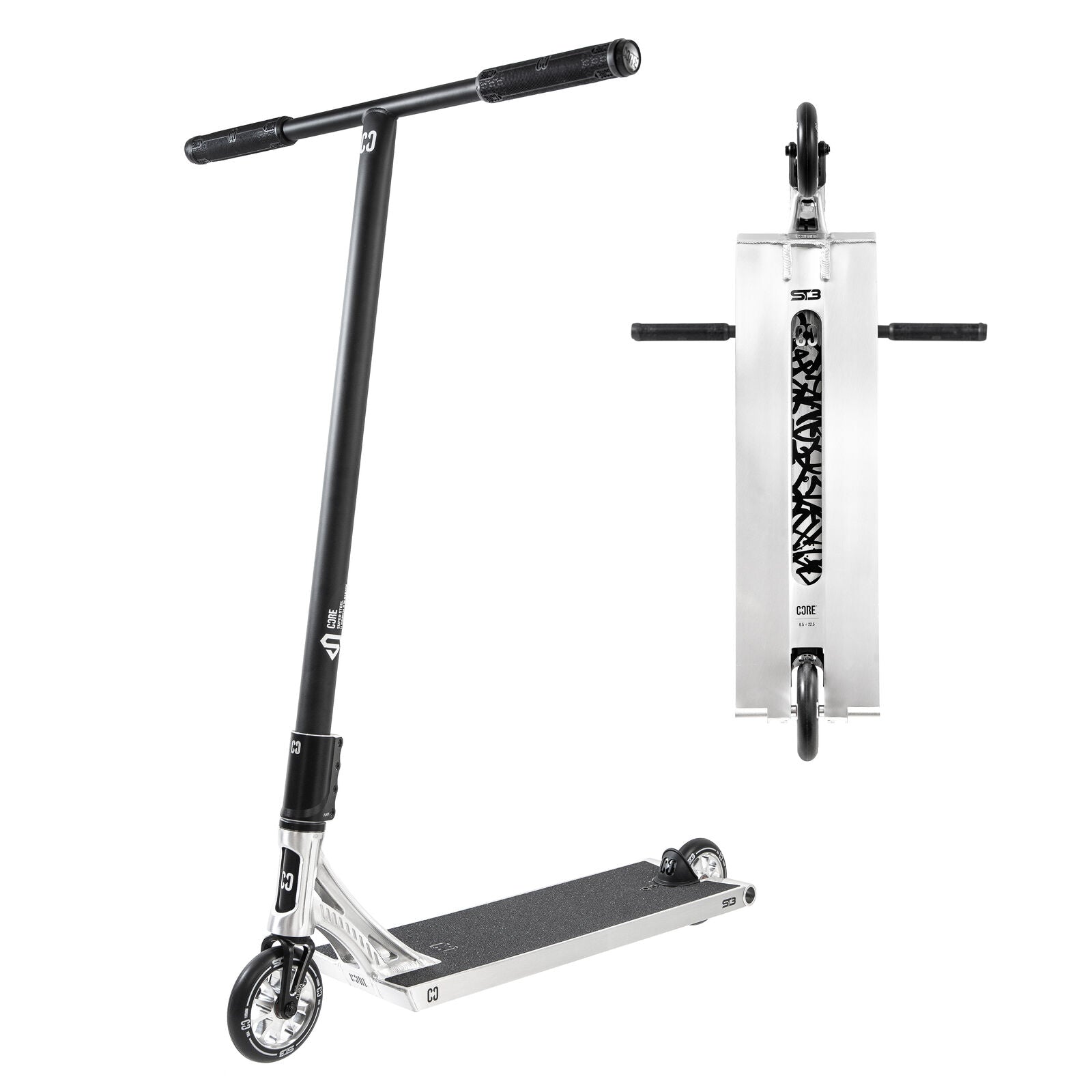 CORE ST3 Complete Scooter - Polished/Black 6.5 x 22.5