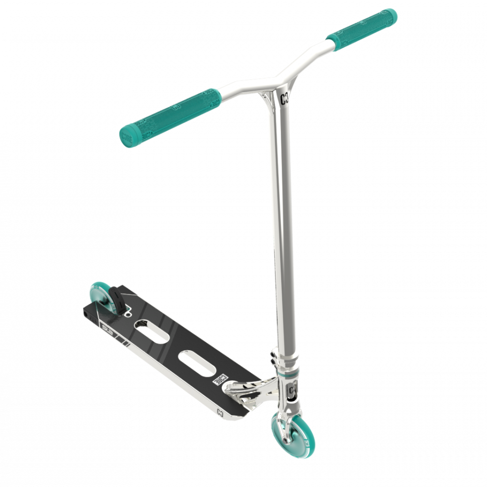 CORE SL2 Super Light Complete Scooter - Chrome/Teal