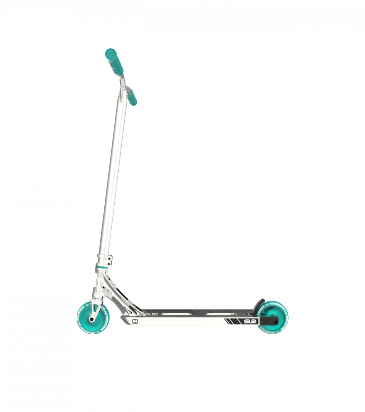 CORE SL2 Super Light Complete Scooter - Chrome/Teal