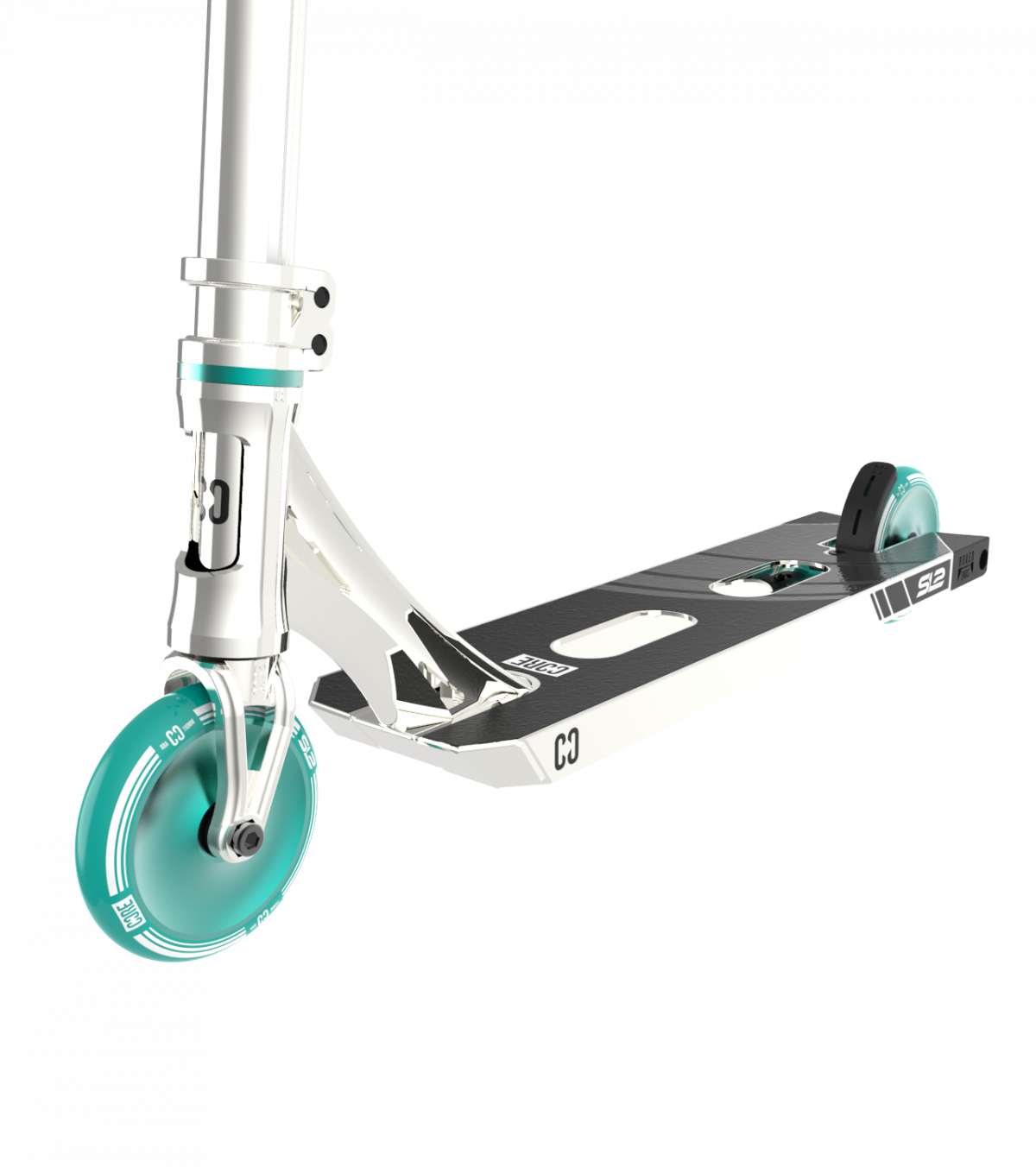 CORE SL2 Super Light Complete Scooter - Chrome/Teal
