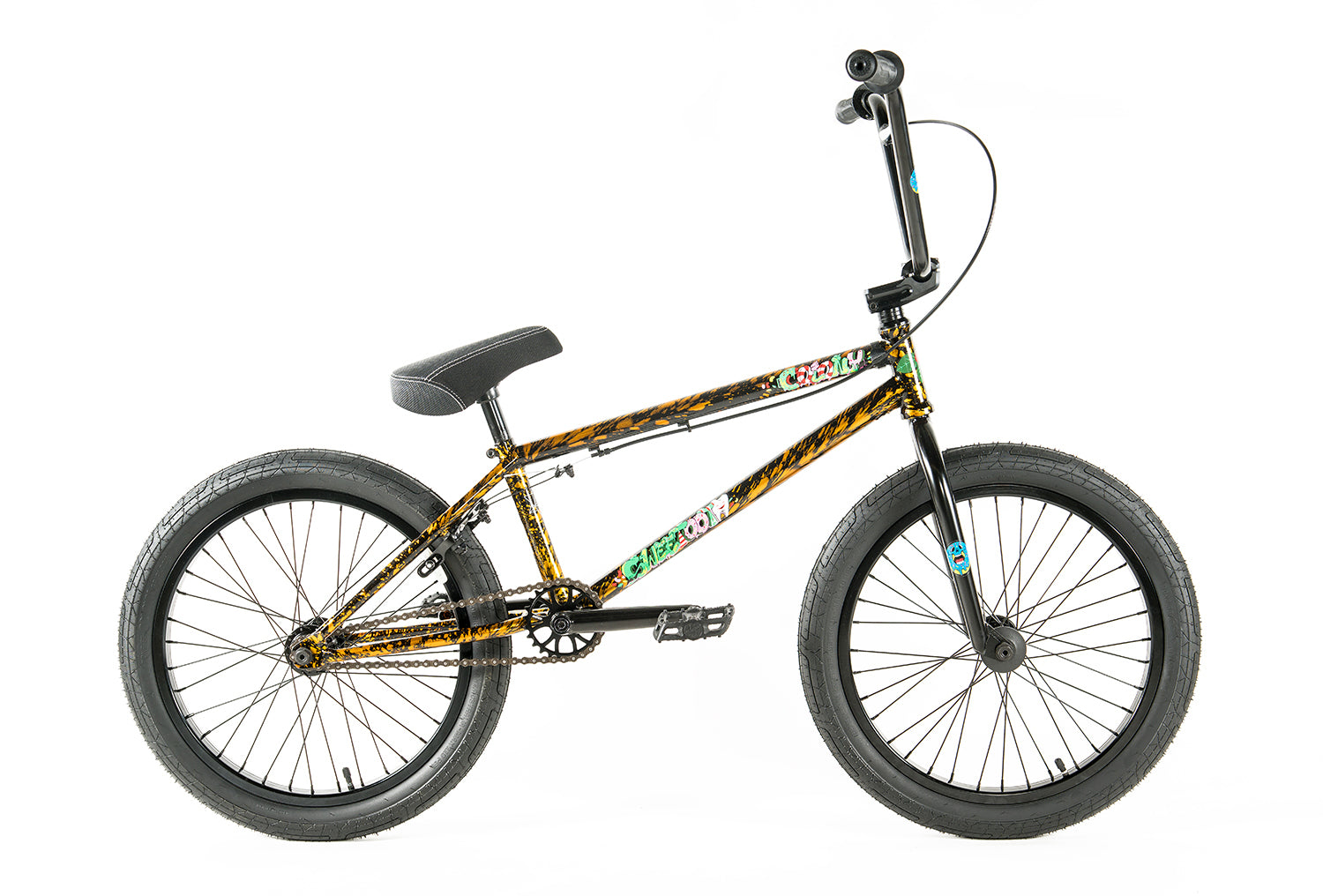 Colony Sweet Tooth Pro 20" Complete BMX Bike - Silver Storm - Side View