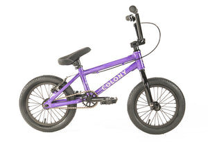 Colony Horizon 14" Freestyle BMX Bike - Purple - Side Profile View