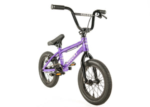 Colony Horizon 14" Freestyle BMX Bike - Purple - Front Profile View