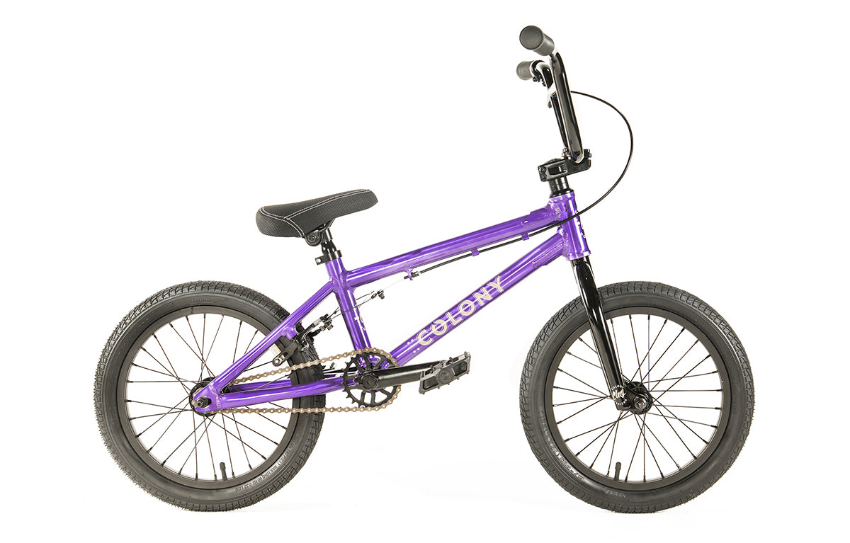Colony Horizon 16" Freestyle BMX Bike - Purple - Side View