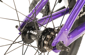 Colony Horizon 16" Freestyle BMX Bike - Purple - Rear Hub