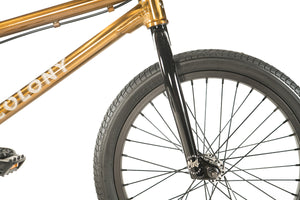 Colony Horizon 18" Freestyle BMX Bike - Gold - Forks and Front Wheel 
