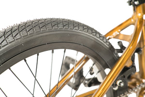 Colony Horizon 18" Freestyle BMX Bike - Gold - Rear Tyre