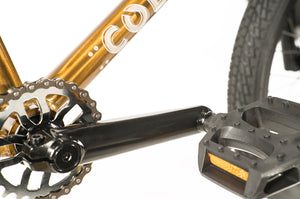 Colony Horizon 18" Freestyle BMX Bike - Gold - Cranks