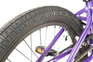 Colony Horizon 20" Freestyle BMX Bike - Purple - Rear Tyre