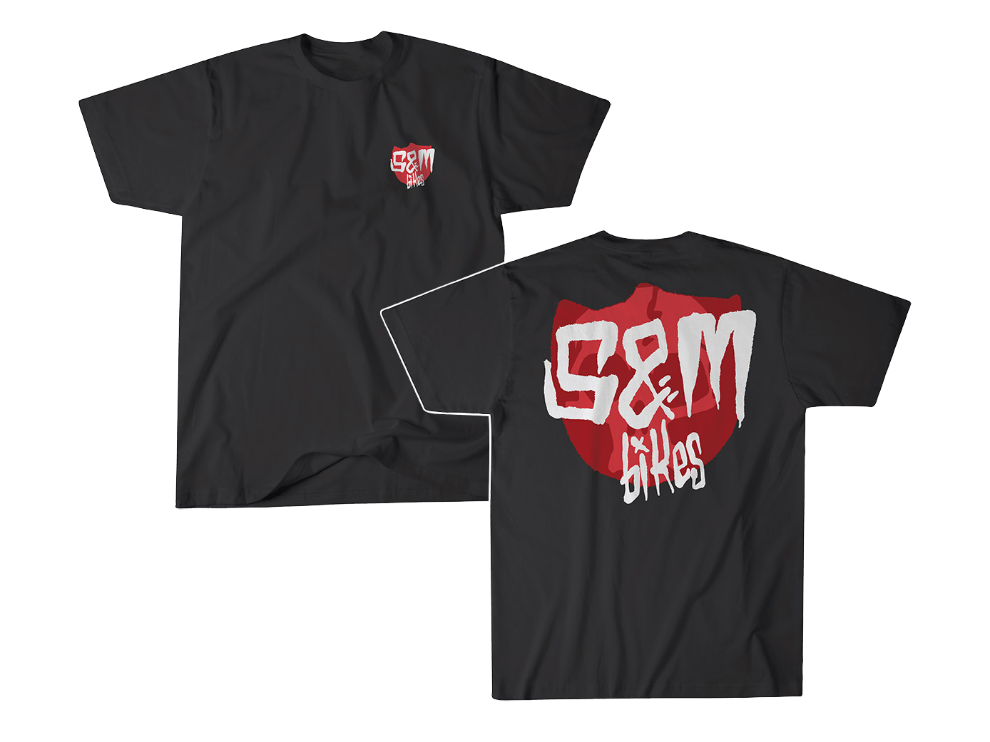 S&M Skull Shield T Shirt