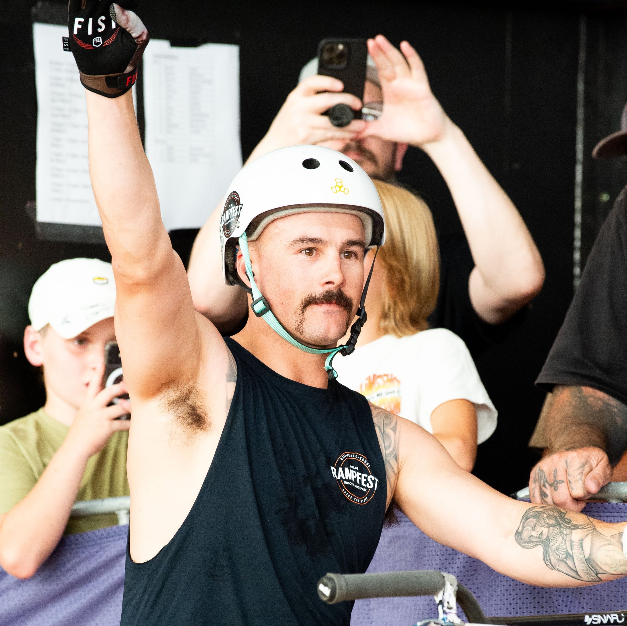 Andrew "Mini" Ahumada - Freestyle BMX Coach at RampFest, Melbourne.