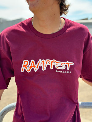 Rampfest OG Logo Shirt - Maroon
