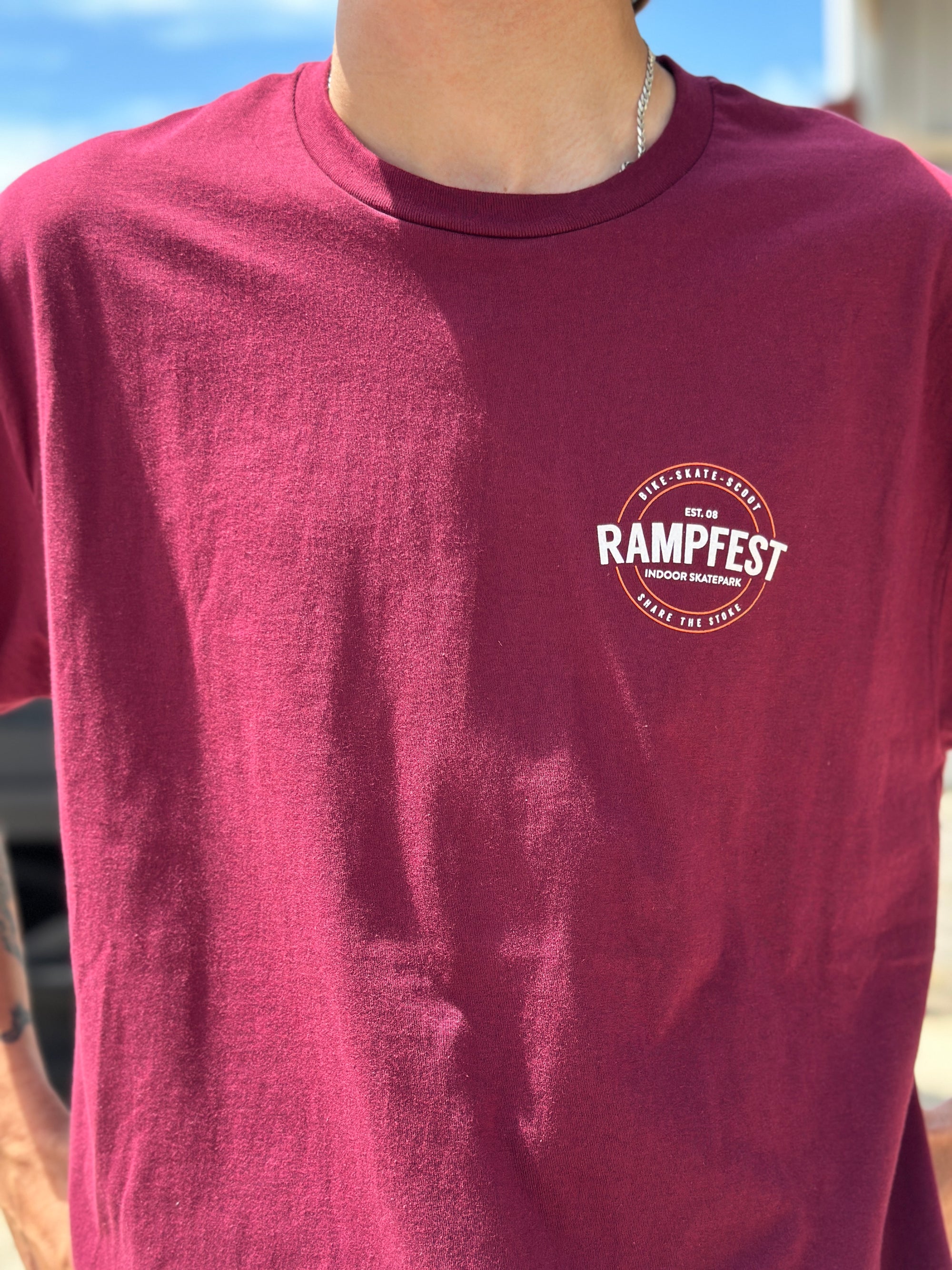 Rampfest Pocket Logo Shirt - Maroon