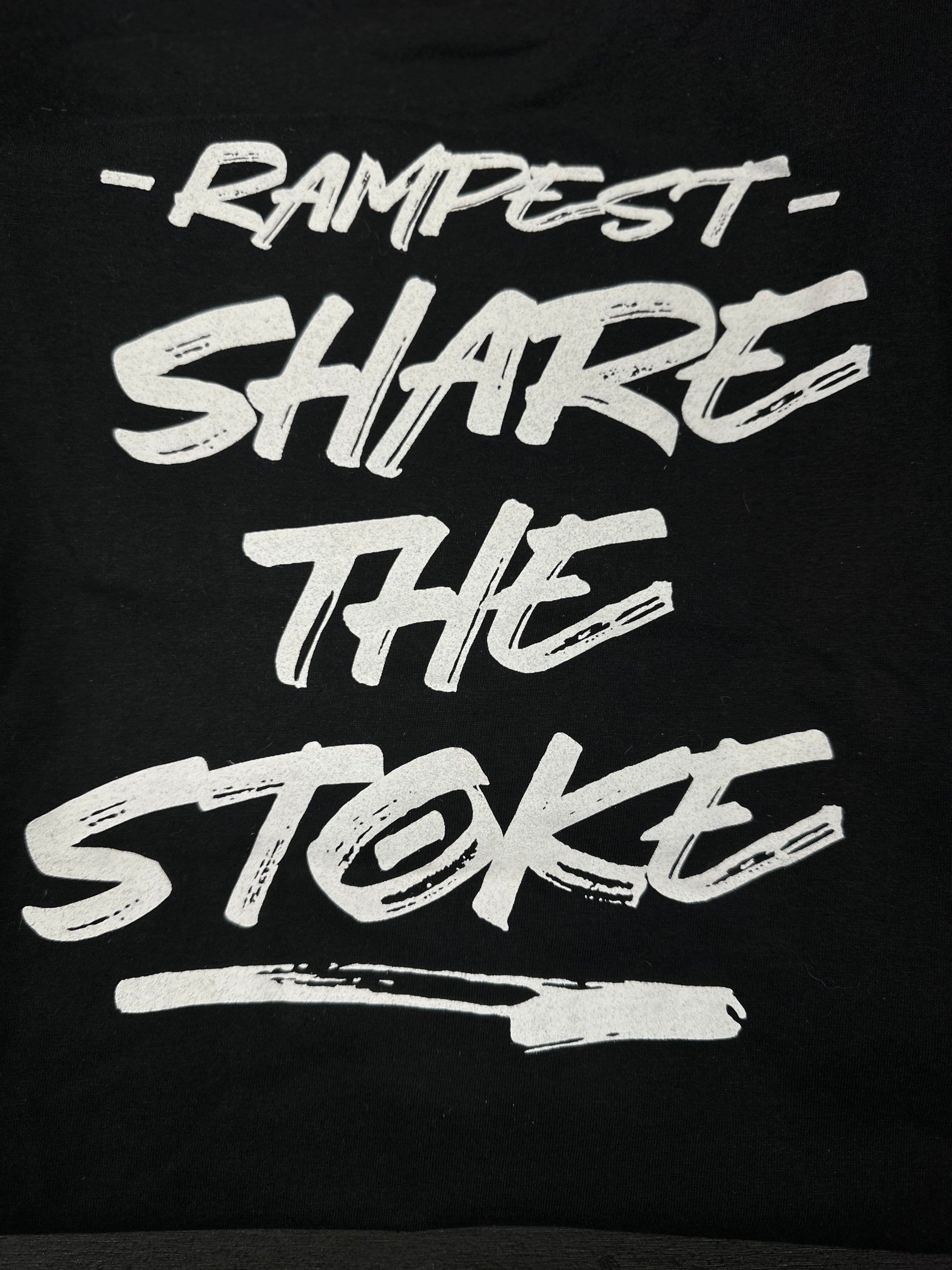 Share The Stoke Youth Shirt - Black