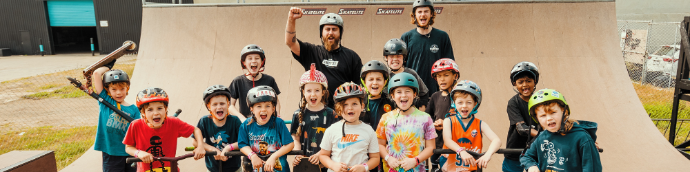 School Group Visiting RampFest Skate Park Melbourne for an Excursion