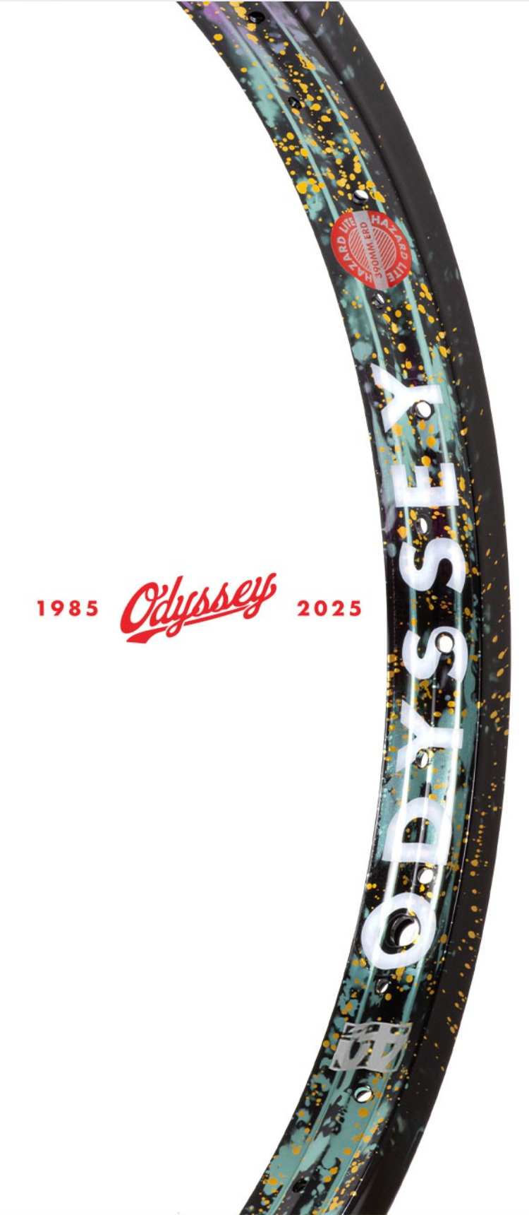 Odyssey Hazard Lite Splatter Rim (40th Anniversary)