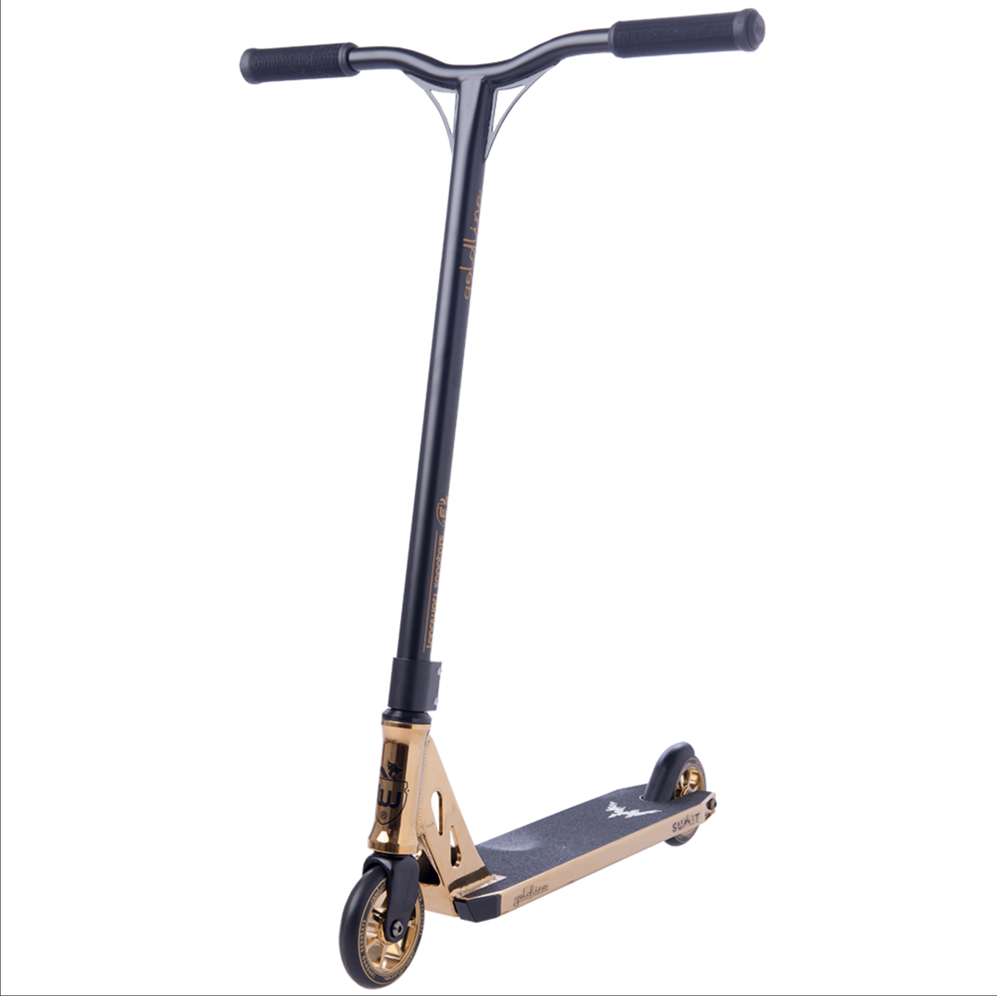 Longway Summit Complete Scooter - Black/Gold