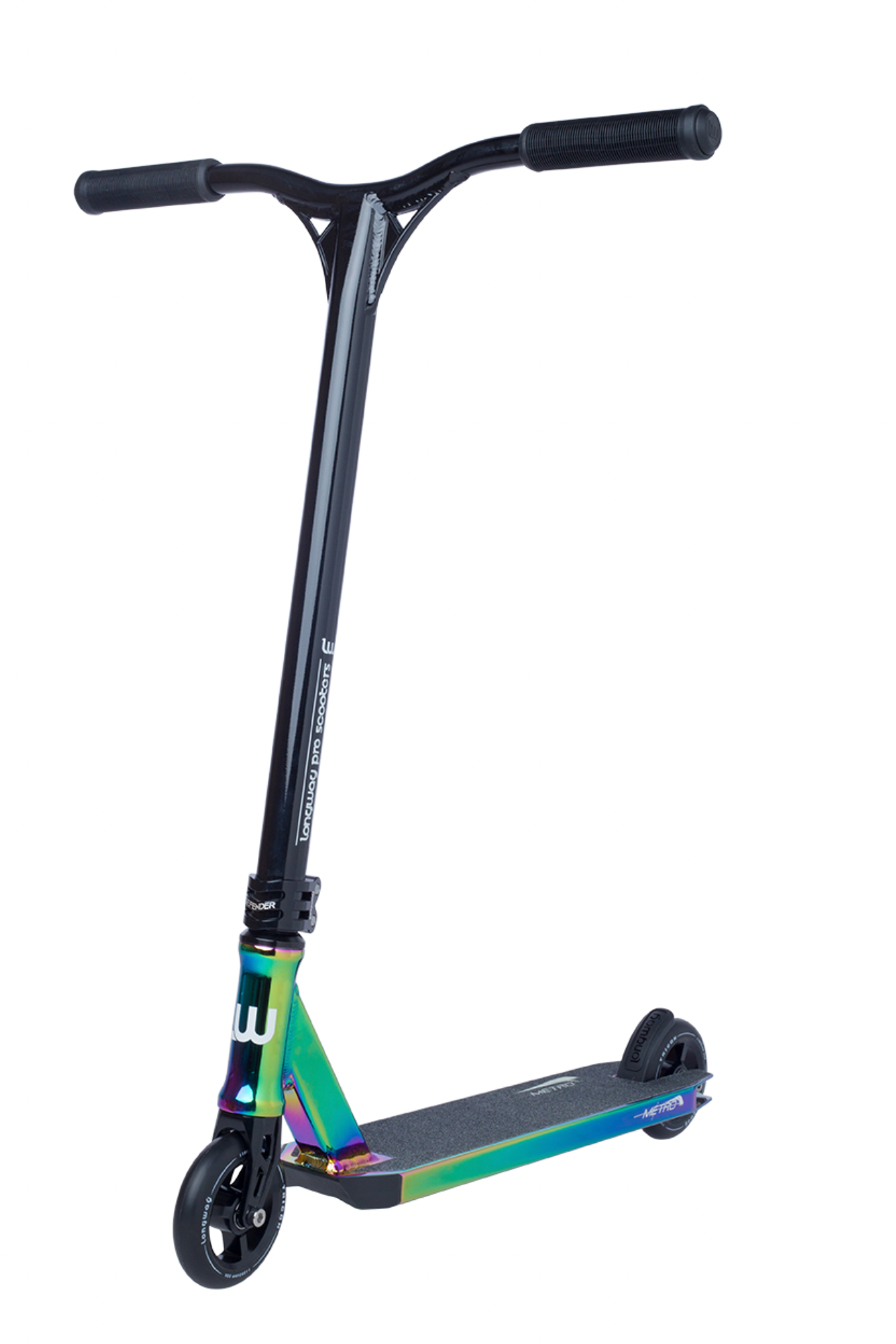 Longway Metro Complete Scooter - Black/Neo Chrome